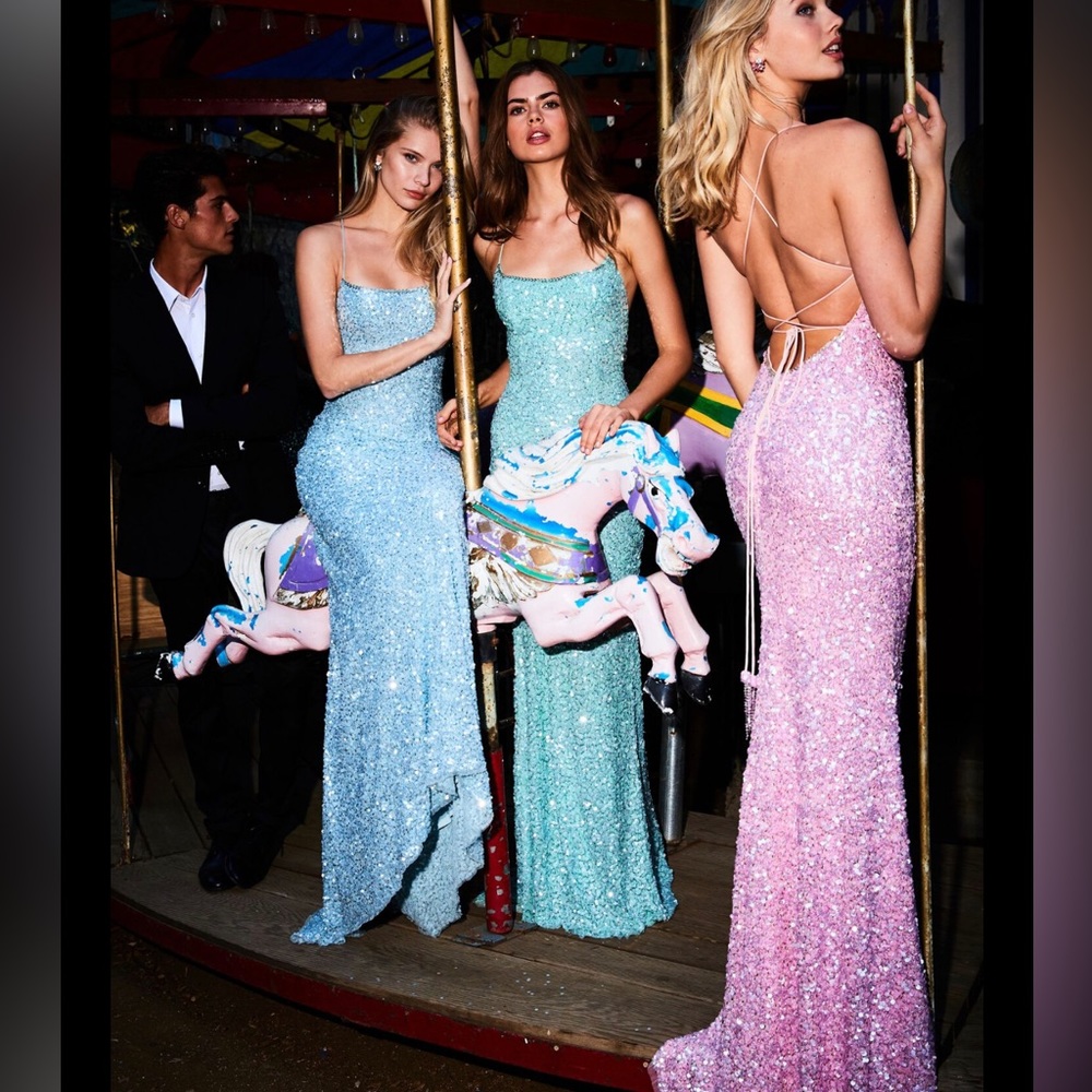 Sea Foam Sherri Hill Gown